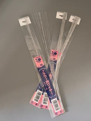 Sunrise Wires, WHITE, 30 gauge, 50 wires, 36cm long