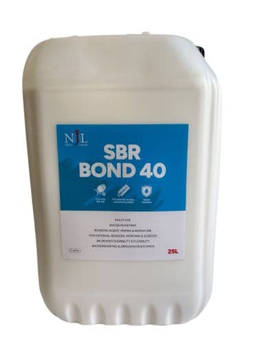 SBR Bond 40 Water Resistant Bonding Agent & Admixture,Primer & Adhesive 25 Litre  Njl Direct Limited