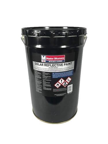 Solar Reflective Aluminium Roof Paint, Protect Felt Metal, Master Bitumens 25L