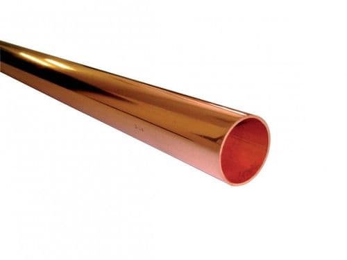 270mm length 35mm (1 1/4") Copper pipe unfinished