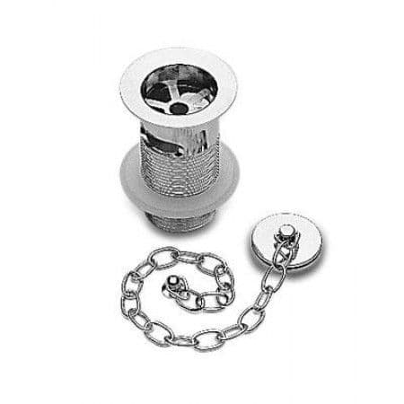 Barber Wilson Basin waste with brass plug and chain TT3410