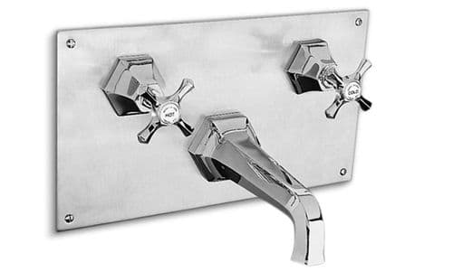 Barber Wilson MC3460 Concealed bath mixer, mounted on panel