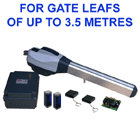 GiBiDi MEKA BL230 Single Arm Actuator Gate Kit GiBiDi MEKA BL230 Single Arm Actuator Gate Kit