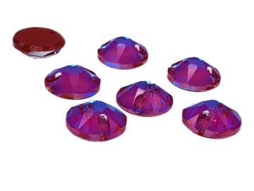 Amethyst AB Neon Star Cut, EIMASS® 8868 Exquisite Range Sew or Glue on Flat Back Crystals