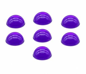 Amethyst Purple Round Cabochon, EIMASS® Acrylic Flat Back Rhinestones