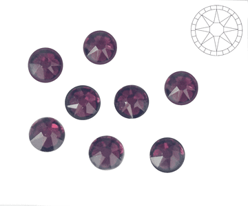 Amethyst Star Cut, EIMASS® 8878 Exquisite Non Hot Fix Flat Back Crystals