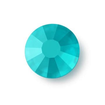 Aquamarine, EIMASS® 7747 Grade A Hotfix Flat Back Glass Crystals