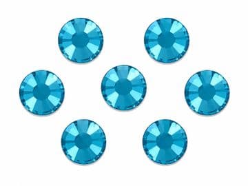 Aquamarine, EIMASS® Resin Flat Back Non Hotfix Rhinestones