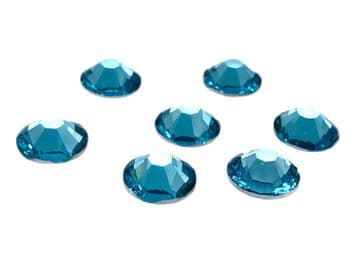 Aquamarine, EIMASS® Resin Flat Back Non Hotfix Rhinestones