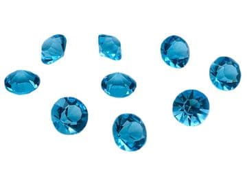 Aquamarine, Table Scatter Crystals, EIMASS® 3787 Unfoiled Point Back Glass Chatons