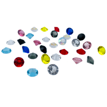 Assorted Colours Table Scatter Crystals, EIMASS® 3787 Unfoiled Glass Diamonds