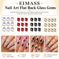 Bicone Shape Small Sizes Nail Art Flat Back Gems