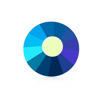 Black AB (Bluish Shade), EIMASS® 7787 Grade A Flat-Back Non-Hot Fix Glass Crystals (Small Packs)