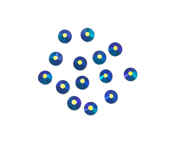 Black AB, EIMASS® 7767 Range Flat Back Hot Fix Glass Rhinestones