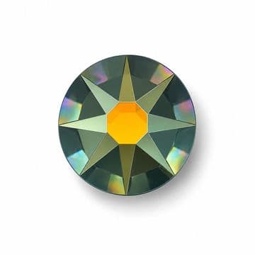 Black Diamond AB Star Cut, EIMASS® 8878 Exquisite Non Hot Fix Flat Back Crystals