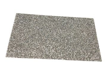 Black Diamond Scattered Crystals Hot Fix Rhinestone Mesh (22x38cm), EIMASS® Resin Crystal Mesh