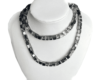 Black Grey Beads, EIMASS® Faceted Crystal Necklace Beads, Bracelet Beads #37