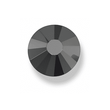 Black Hematite, EIMASS® 7747 Range Hot Fix Flat Back Glass Crystals - Small Packs