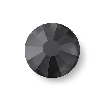 Black Hematite, EIMASS® 7787 Flat-Back Non-Hot Fix Glass Crystals