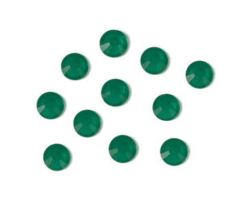 Blue Zircon Green, EIMASS® 7767 Range Flat Back Hot Fix Glass Rhinestones