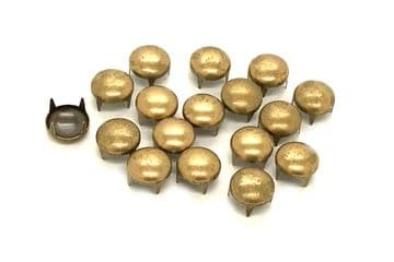 Brass / Bronze Round Dome, EIMASS® Studs Rivets with Prongs Claws