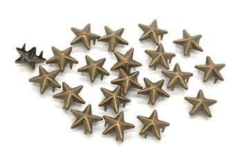 Bronze Star Claw Studs, EIMASS® Copper Rivets - Craft Studs