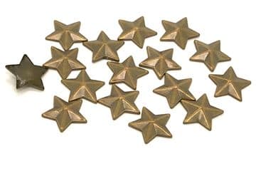 Bronze Star Hotfix Studs, EIMASS® Hot Fix Iron on Copper Studs, Embellishment
