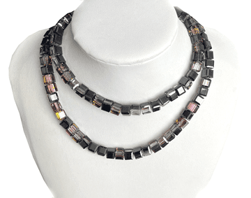 Brown Flare Beads, EIMASS® Faceted Crystal Necklace Beads, Bracelet Beads #34