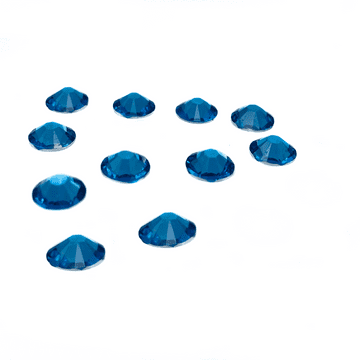 Capri Blue, EIMASS® Resin Flat Back Non Hotfix Rhinestones