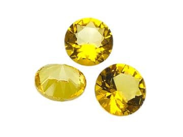Citrine, EIMASS® Glass Diamonds - Home Office Decor, Paper Weight Ornament