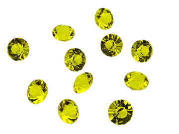 Citrine Table Scatter Crystals, EIMASS® 3787 Unfoiled Glass Diamonds