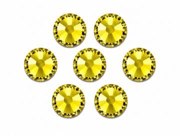 Citrine Yellow, EIMASS® Resin Flat Back Non Hotfix Rhinestones