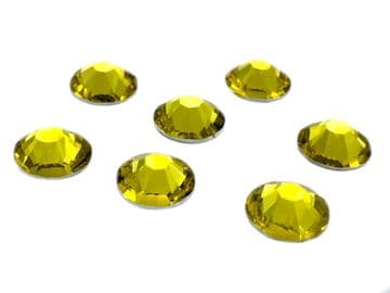Citrine Yellow, EIMASS® Resin Flat Back Non Hotfix Rhinestones
