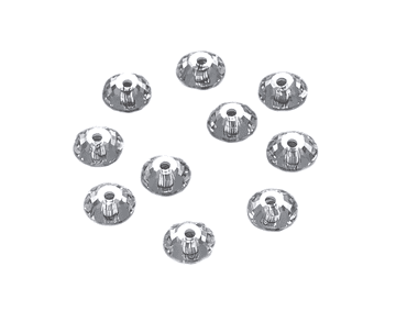 Clear Crystal Centre Hole, EIMASS® 7787 Flat-Back Sew on Glass Crystals