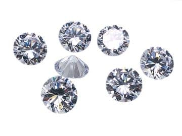 Clear Crystal, EIMASS® Premium Zircon Diamonds – High-Quality Synthetic Gems for Jewellery, Craft