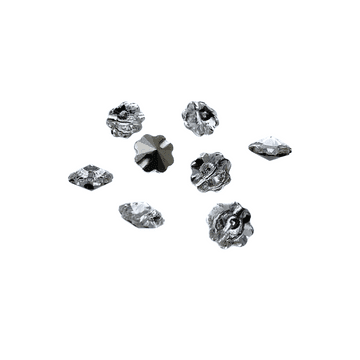 Clear Crystal Flower Buttons, EIMASS® Exquisite Range Cut Glass Sewing