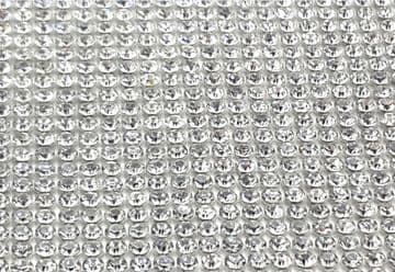 Clear Crystal Hot Fix Rhinestone Mesh, EIMASS® Crystal Mesh, Rhinestone Transfer Sheet