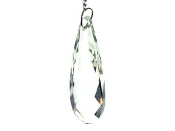 Clear Crystal Icicle Oblong, EIMASS® Chandelier Parts Accessories, Sun Catcher