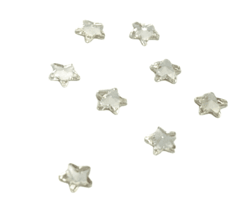 Clear Crystal Star (5mm), EIMASS® 8830 Tiny Glass Crystals - Nail Art