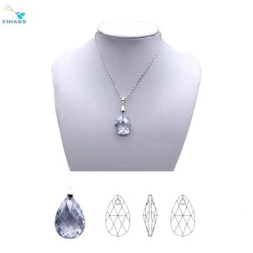 Clear Crystal Teardrop Shape Pendant - EIMASS® Elements Zircon Gifts