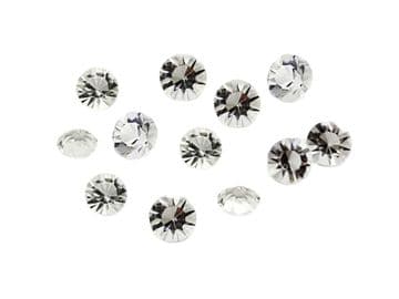 Clear Table Scatter Crystals, EIMASS® 3787 Unfoiled Glass Diamonds