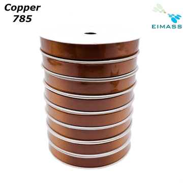 Copper (785) Premium Double Sided EIMASS® Satin Ribbons 6mm 10mm 15mm 20mm 25mm 38mm