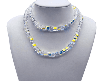 Crystal AB Beads, EIMASS® Faceted Crystal Necklace Beads, Bracelet Beads #11