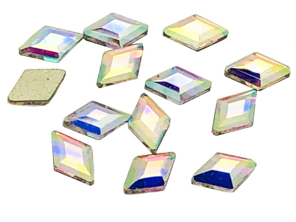 Amethyst AB Star Cut 8878 Exquisite Non Hot Fix Flat Back Crystals - Foto 8