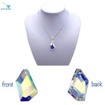 Crystal AB Hexagon - EIMASS® Crystal Pendants – High-Quality Glass Charms for Craft Jewellery
