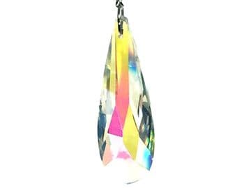 Crystal AB Icicle Oblong, EIMASS® Chandelier Parts Accessories, Sun Catcher