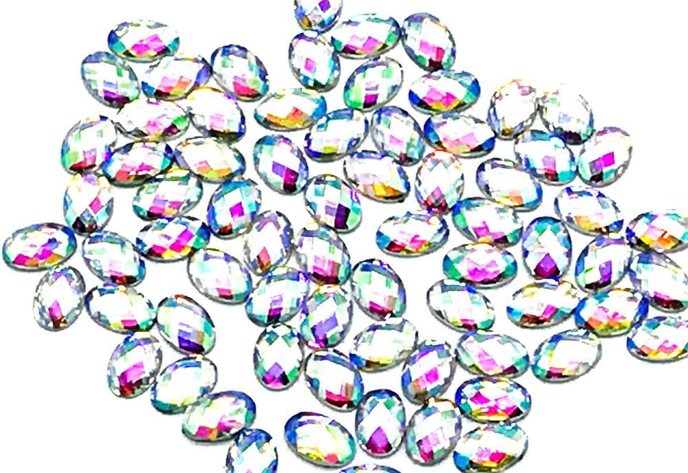 EIMASS Exquisite 8898 Range Hot Fix Star Cut Glass Crystals – Multi-Colored, Various Sizes
