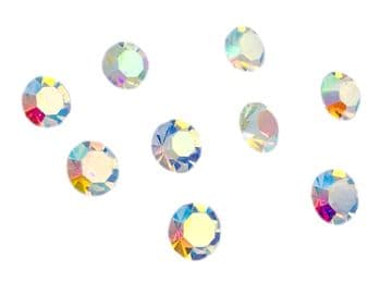 Crystal AB Table Scatter Crystals, EIMASS® 3787 Unfoiled Glass Diamonds