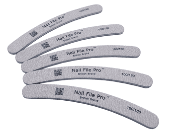 CURVED SHAPE NAIL FILES PRO™ DOUBLE SIDED NAIL FILING - PREMIUM RANGE