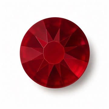 Dark Siam Ruby Star Cut, EIMASS® 8878 Exquisite Non Hot Fix Flat Back Crystal, Global Brand